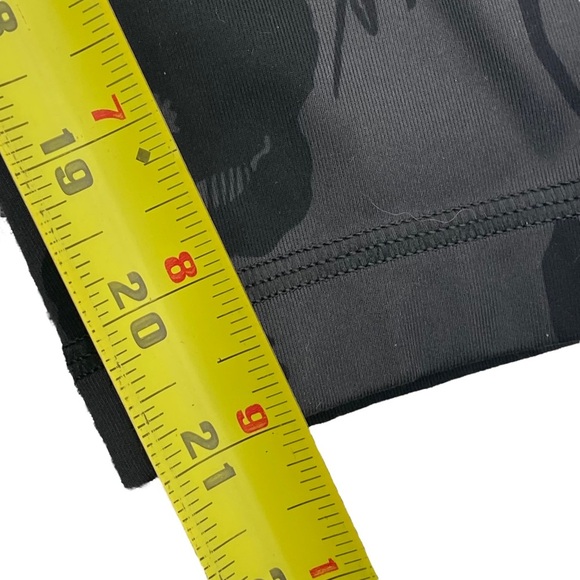 Lululemon Wunder Under Cropped Leggings‎ Brisk Bloom Black Size 6 - Picture 8 of 8